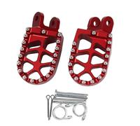 Accesorios para Motocicletas Reposapiés Estriberas Estriberas Pedales Placa para Honda XRV750 RD07A XRV 750 RD07 A XRV650 XRV 650 1990(Red)