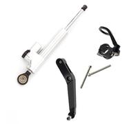Accesorios para Motocicletas Soporte De Montaje del Amortiguador Estabilizador Dirección Motocicletas para Honda CBR 954RR CBR954RR 2002 2003(Silver)