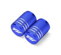 Accesorios para motocicletas Tapones Válvulas Neumáticos Moto Aire Para Yamaha YZF R3 R25 R6 R1 R125 250 2013 2014 2015 2016 2017 2018 2019 2020 2021(Blue1)