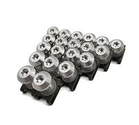 Accesorios para Motos 20 Piezas para Yamaha TDM 900 TDM 850 Mt125 Mt03 Mt01 MT 125 03 01 Xt660 Motocicleta Carenado Cuerpo Perno Tornillo Primavera Pernos Tuercas 6MM(Silver)