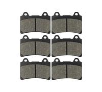 Accesorios para motos 3 Pares De Pastillas Freno Delanteras Y Traseras Para Motocicleta Para YAMAHA XVZ13D 1986-1993 XV1600 1999-2003 XVZ1300 1999-2006 XVZ13A 1996-2000 XVZ1300L 1997-2001
