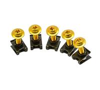 Accesorios para Motos 5 Tornillos De Carenado para Carrocería Motocicleta 6mm para Kawasaki para Ninja 300 250r Z750 Z800 Z1000 para Yamaha Mt-07 Mt-09 T-max530 Tmax500(Gold)