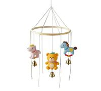 Accesorios para móviles de belén - hechos a mano de madera natural lisa, accesorios para habitación infantil | Para niñas en casa, decoración interior diaria, habitación infantil de vacaciones