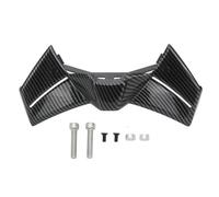 Accesorios para MT 09 para MT-09 2024 2025 Motocicleta Alerón Delantero Desnudo Winglet Kit De ala Aerodinámica Spoiler Alerones Delanteros Motocicleta(Modelo Fibra Carbono)