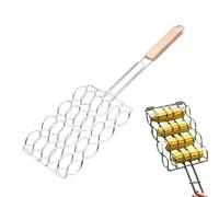 Accesorios para parrilla, cesta portátil para barbacoa, cesta de maíz en la parrilla de mazorca, para asar al aire libre, camping, cocina, pescado, cesta de parrilla Phasz