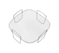 Accesorios para parrilla de freidora de aire, parrilla y rejilla para cocinar al vapor de acero inoxidable 304 que se adapta a 3,5-5,8 QT, rejilla deshidratadora (20,5 x 20,5 x 9 cm)