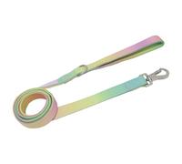 Accesorios para pasear perros, gancho de bloqueo giratorio de metal, razas para todo universal, mango cómodo, correa de nailon degradado de 59 pulgadas