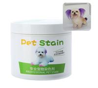 Accesorios para perros 100 ml Profesional Pet Stain Allergic Dog Cream Coloring Agent Cleaner