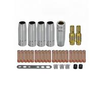 Accesorios para pistolas de soldar Boquilla de soldadura para antorcha MB15AK Incluye punta de contacto de 3 tamaños y accesorios de piezas de conexión