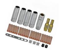 Accesorios para pistolas de soldar Boquilla de soldadura para antorcha MB15AK Incluye punta de contacto de 3 tamaños y accesorios de piezas de conexión