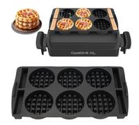 Accesorios para placas de gofres compatibles con Optigrill, bandeja para gofres Tefal OptiGrill XL, Elite XL, Plus XL - Bandeja de silicona para gofres belgas - 4 en 1 XL, 2 en 1 XL - Accesorio para