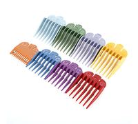 Accesorios para Podadoras de Cabello de 8 Colores Duevin Recortadores de Cabello Profesionales/GuíAs de Corte Con CóDigo de Color/Peines para Todos los Cortapelos/Recortadores de TamañO Completo