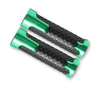 Accesorios para Puños de Motocicleta Empuñadura para Harley para Softail Low para Rider ST FXLRST FXRST para Breakout para Touring CVO 117 Puños para Manillar De Motocicleta(Verde)