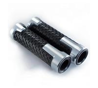 Accesorios para Puños de Motocicleta Empuñadura para Royal Enfield Bullet Meteor Classic 350 500 Continental GT 535 Himalayan 411 Puños De Manillar para Motocicleta(Plata)