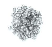 Accesorios para Rastas de Cuentas Doradas, 100 Piezas de Puños de Pelo Dorados Ajustables, Anillos de Cuentas Trenzadas para el Cabello, Joyería para el Cabello y Accesorios para