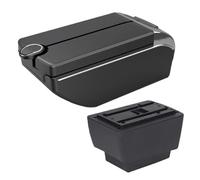 Accesorios Para Reposabrazos De Coche Para Skoda Para Fabia 3 2015 2016 2017 2018 2019 2020 2021 Caja reposabrazos coche(B3 línea blanca 7 usb)