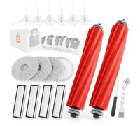 Accesorios para Roborock Qrevo Pro/Qrevo S/MaxV Kit de Repuestos | para Qrevo Plus con 2 Cepillos Principales, 6 Cepillos Laterales, 6 Bolsas de Polvo, 4 Filtros, 4 Paños de Fregado Repuestos