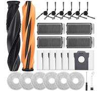 Accesorios para robot aspirador Dreame X50 Ultra/L40s/L50s Pro Ultra/L50 Pro Ultra/Mova V50 Ultra/X50 Master/Matrix10 Ultra, 2 cepillos principales, 4 filtros HEPA, 6 cepillos laterales, 6