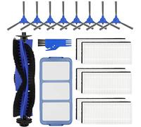 Accesorios para robot aspirador Eufy RoboVac 11S 30 30C 35C 15C 15T | 12 juego de accesorios para aspiradora de repuesto, 8 cepillos laterales, 1 filtro primario y 1 cepillo de limpieza
