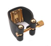 Accesorios para saxofón Clip esencial de piel sintética para asegurar tu boquilla para alto (B)