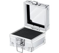 Accesorios para taladro de uñas portátil, caja organizada, caja de almacenamiento de acero inoxidable, expositor de manicura, con 25 compartimentos