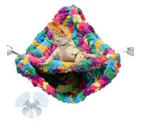 Accesorios para Tanque de dragón Barbudo - Hamaca para Reptiles de Doble Capa, Cama oscilante | Hamaca para terrario, Ideal para lagartos, Serpientes, Camaleones, Loros y Geckos, instalación f