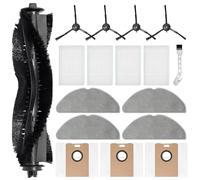 Accesorios para Tapo RV20 Max Plus/Tapo RV20 Max/Tapo RV30 Max Plus/Tapo RV30 Max aspiradora pieza de repuesto, 1 cepillo principal, 4 paño, 3 bolsas de polvo, 4 cepillos laterales, 4 filtros
