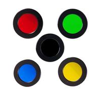 Accesorios para telescopios astronómicos 5 uds con Colores 1,25 "para telescopio astronómico Oculares Kit de Lentes Rosca métrica