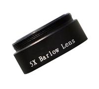 Accesorios para telescopios astronómicos Lente Barlow 5X for Cualquier Rosca M28X0.6 1,25 Pulgadas telescopio Ocular astronomía Tubo Extensor Diagonal o Adaptador de cámara