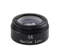 Accesorios para telescopios astronómicos Lente Barlow 5X for Cualquier telescopio con Rosca M28X0.6 de 1,25 Pulgadas, Tubo Extensor Ocular o Adaptador cámara