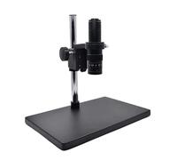 Accesorios para telescopios astronómicos Microscopio estereoscópico monocular con Zoom de 0,7X a 4,5X y Montura C, Lente Industrial