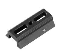 Accesorios para telescopios astronómicos Placa de Montaje Cola Milano for mira telescópica, 45 mm-240 mm, 45/60/90/120/150/180/210/240, Color Negro