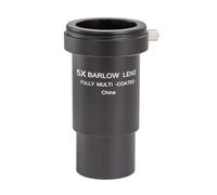 Accesorios para telescopios astronómicos Telescopio Extensor de Metal 2X3X/5X, Lente Universal Doble for contactar con Ocular 1,25 Pulgadas y 31,7mm