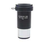 Accesorios para telescopios astronómicos Telescopio monocular de astronomía con Rosca M42x0,75, Lente Barlow 1,25 ", 2X 3X, Revestimiento múltiple