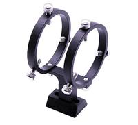 Accesorios para telescopios Soporte de Puntero Ajustable, telescopio astronómico de Montaje de guía de 6 Puntos de Aluminio, 42mm, 50mm, 66mm y 82mm(82mm(49-81mm))