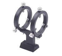 Accesorios para telescopios Soporte de Puntero Ajustable, telescopio astronómico de Montaje de guía de 6 Puntos de Aluminio, 42mm, 50mm, 66mm y 82mm(50mm(22-49mm))