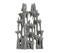 Accesorios para terrario de acuario, adornos decorativos multicapa, decoración de hábitat de anfibios de reptiles, mejora la estética del recinto, entornos acuáticos y terrestres seguros para