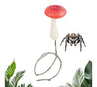Accesorios para terrario de arañas de Saltar | Parque Infantil magnético | Decoración de Jaula de arañas Saltando Setas | para Mantis Religiosa escorpión ermitaño, así como pequeñas Mascotas
