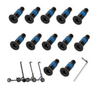 Accesorios para tornillos de frente, 12 tornillos y 1 destornillador Juego de piezas de repuesto para scooter eléctrico para Xiaomi M365 Pro2 1S Mi3 para Segway Ninebot Max G30 ES Serie F