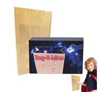 Accesorios para trucos de ilusionismo de escenario mágico, bolsa de papel con trucos de magia con luz para los dedos - Juguetes de bolsa de ilusiones de trucos - Novedad creativa mago que aparece truc