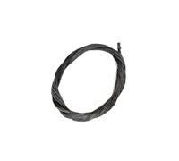 Accesorios para Violín 1 cola de pelo de caballo suministros para hacer lazos pelo de caballo mongol para 4/4 3/4 1/2 1/4 1/8 arcos de violín(Color:Bk)