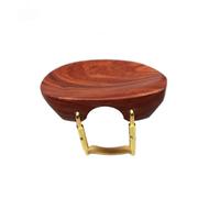 Accesorios para Violín 1 Uds. Reposapiés para violín abrazadera instalada soporte para barbilla con tornillo de soporte plateado/dorado(Color:Rosewood 4)
