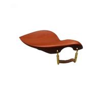 Accesorios para Violín 1 Uds. Reposapiés para violín abrazadera instalada soporte para barbilla con tornillo de soporte plateado/dorado(Color:Jujube 1)