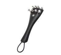 Accesorios para violín 1 Uds Violín 1/4 1/2 3/4 4/4 Pieza Trasera Pieza Trasera De Ébano Con Incrustaciones Circulares Con Afinadores Finos+cordón Trasero De Nailon(3/4)