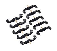Accesorios para Violín 10 Uds. Pies de apoyo para hombros de violín para 3/4 4/4 patas de pie de apoyo para hombros de violín negro