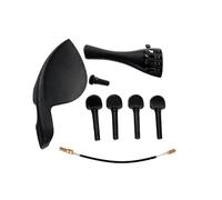 Accesorios para violín 4/4 3/4 1/2 1/4 1/8 Juego De Cordal Para Violín Incluye Cordal Pasador De Cuerda Pasador De Cola Cuerda De Cola Mentonera(1/8)