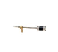 Accesorios para Violín 4/4 Nick-Silver/ébano montado chapado en oro/madera de serpiente/abulón/Marfil arco de violín Rana y accesorios de botón(Color:BP-021)