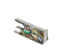 Accesorios para Violín 4/4 Nick-Silver/ébano montado chapado en oro/madera de serpiente/abulón/Marfil arco de violín Rana y accesorios de botón(Color:BP-092)