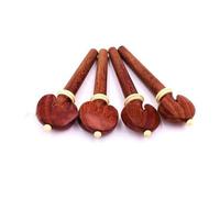 Accesorios Para Violín 4 Clavijas De Afinación Para Violín De 4/4 3/4 1/2 Y 1/4 De Madera De Azufaifo Natural Ébano Y Palisandro Piezas Y Accesorios(Rosewood 2)