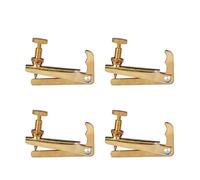 Accesorios para Violín 4 uds/1 Juego 4/4 3/4 afinadores finos de violín estilo Hill ajustador de cuerdas de Metal sensible y preciso fácil de instalar(Color:4-4 3-4Violin Golden)